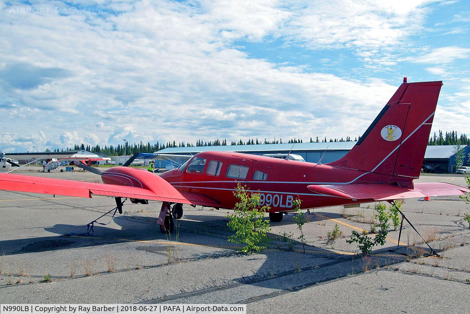 N990LB, 1979 Piper PA-34-200T C/N 34-7970235, N990LB   Piper PA-34-200T Seneca II [34-7970235] Fairbanks Int'l~N 27/06/2018