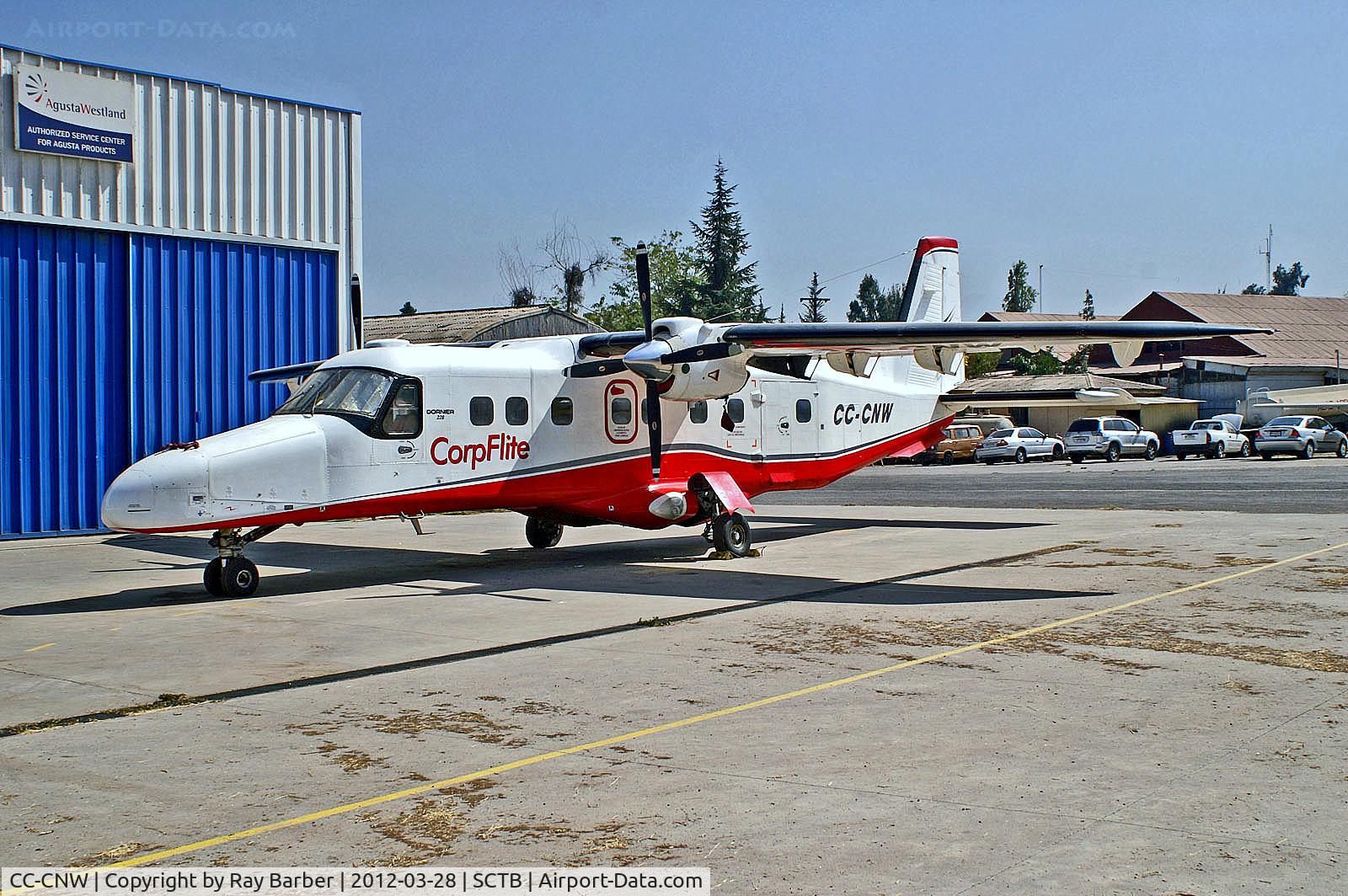 CC-CNW, 1986 Dornier 228-202K C/N 8063, CC-CNW   Dornier Do-228-202K [8063] (CorpFlite) Santiago-Tobalaba~CC 28/03/2012