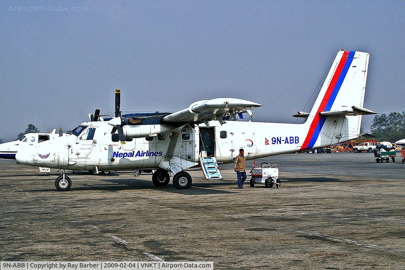 9N-ABB, 1971 De Havilland Canada DHC-6-300 Twin Otter C/N 302, 9N-ABB   De Havilland Canada DHC-6-300 Twin Otter [302] (Nepal Airlines) Kathmandu-Tribhuvan Int'l~9N 04/02/2009