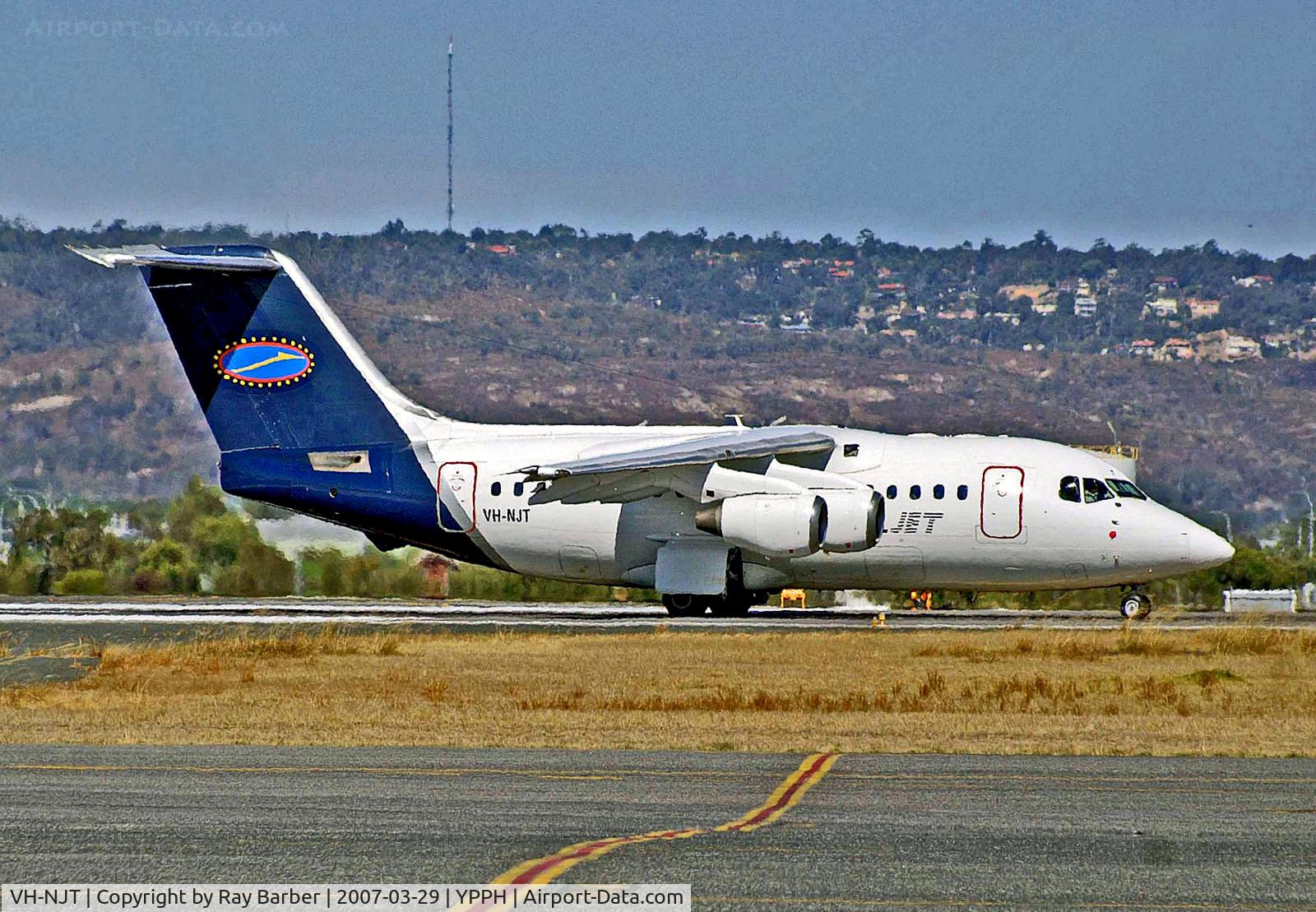 VH-NJT, 1993 British Aerospace Avro 146-RJ70 C/N E1228, VH-NJT   BAe 146-RJ70 [E1228] (National Jet Express) Perth Int'l~VH 29/03/2007
