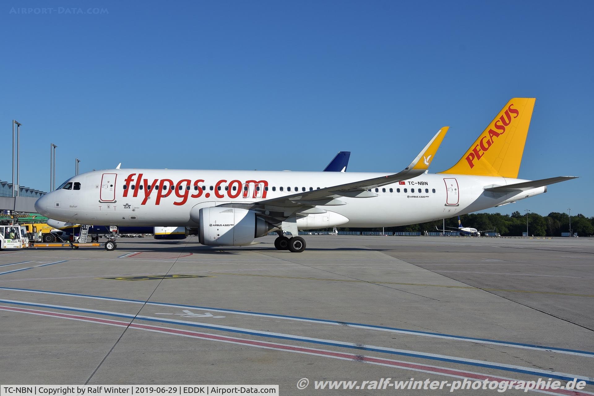 TC-NBN, 2017 Airbus A320-251N C/N 8020, Airbus A320-251N - PC PGT Pegasus 'Bahary' - 8020 - TC-NBN - 29.06.2019 - CGN