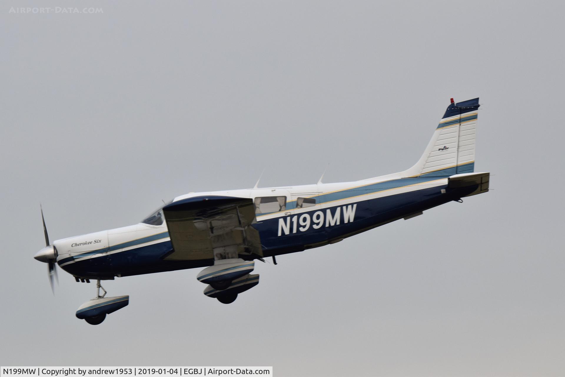 N199MW, 1979 Piper PA-32-300 Cherokee Six C/N 32-7940219, N199MW at Gloucestershire Airport.