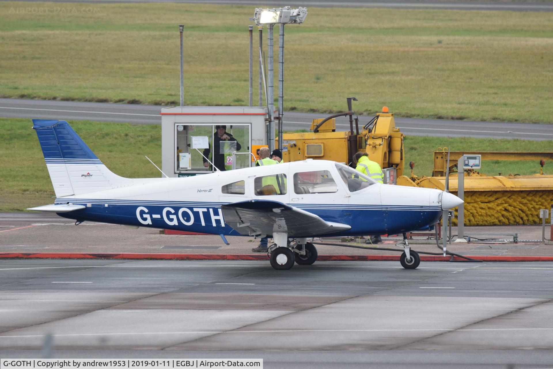 G-GOTH, 2004 Piper PA-28-161 Warrior III C/N 2842208, G-GOTH at Gloucestershire Airport.