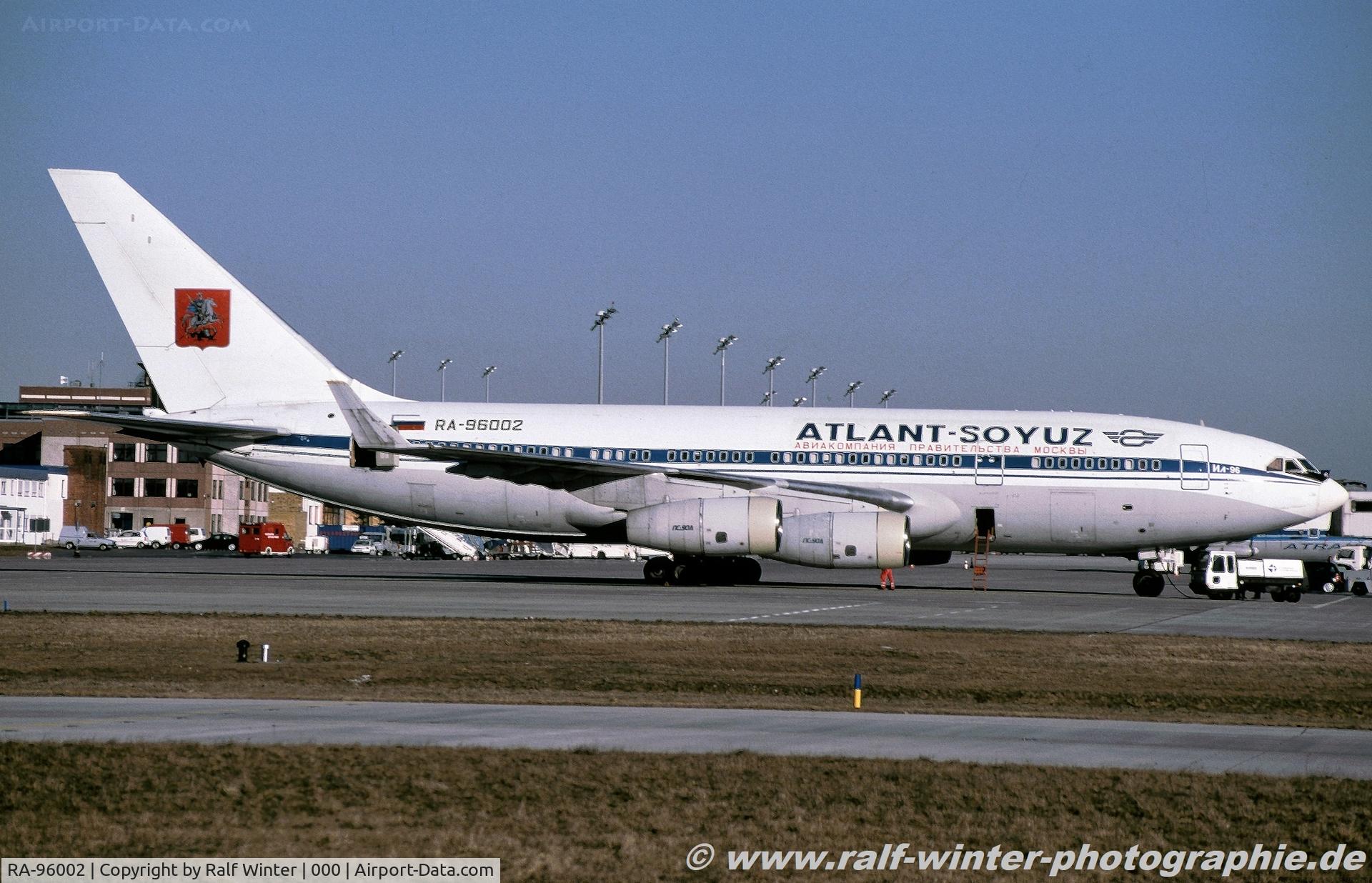 RA-96002, 1990 Ilyushin Il-96-300 C/N 74393201001, Ilyushin Il-96-300 - 7B AYT Atlant-Soyuz - 74393201001 - RA-96002 - 2003