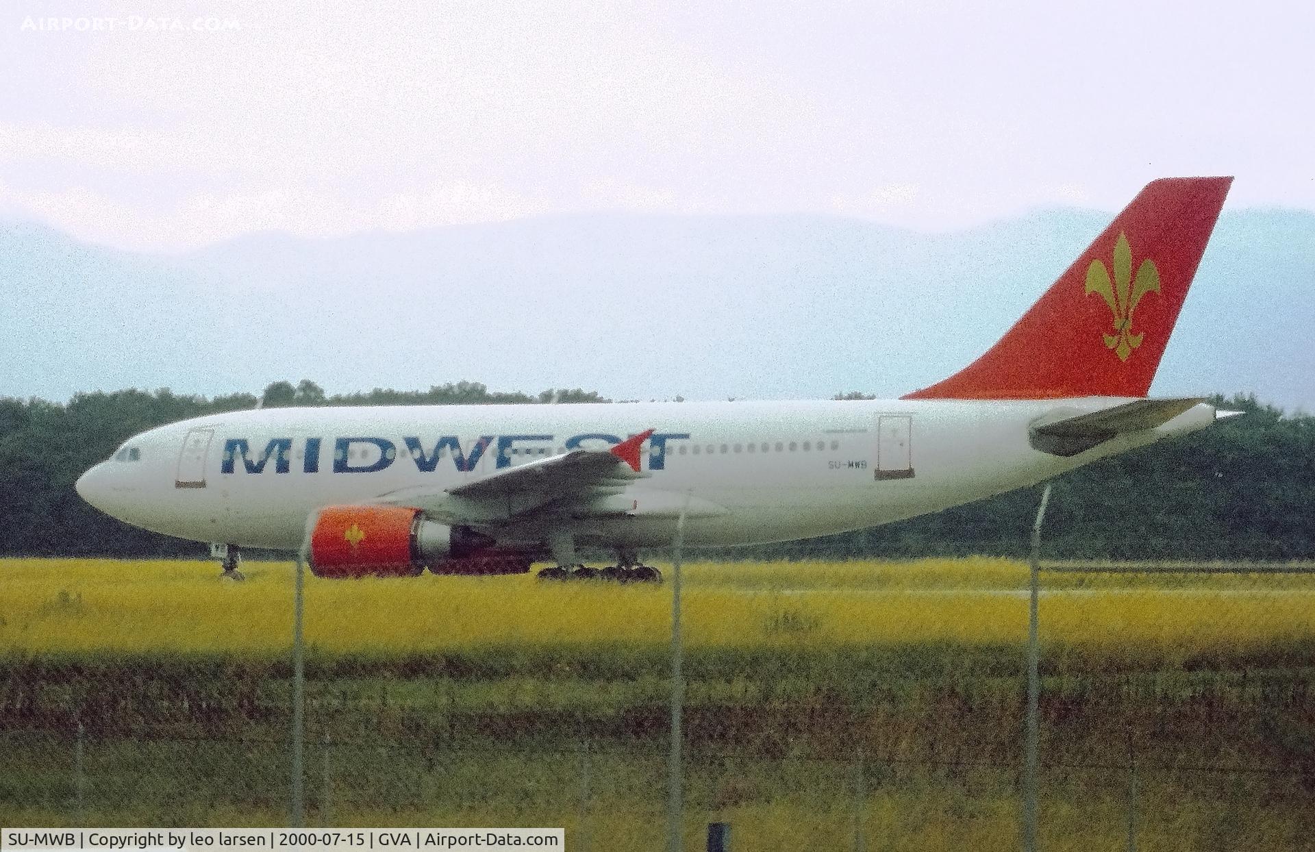 SU-MWB, 1993 Airbus A310-304 C/N 671, Geneva 15.7.2000