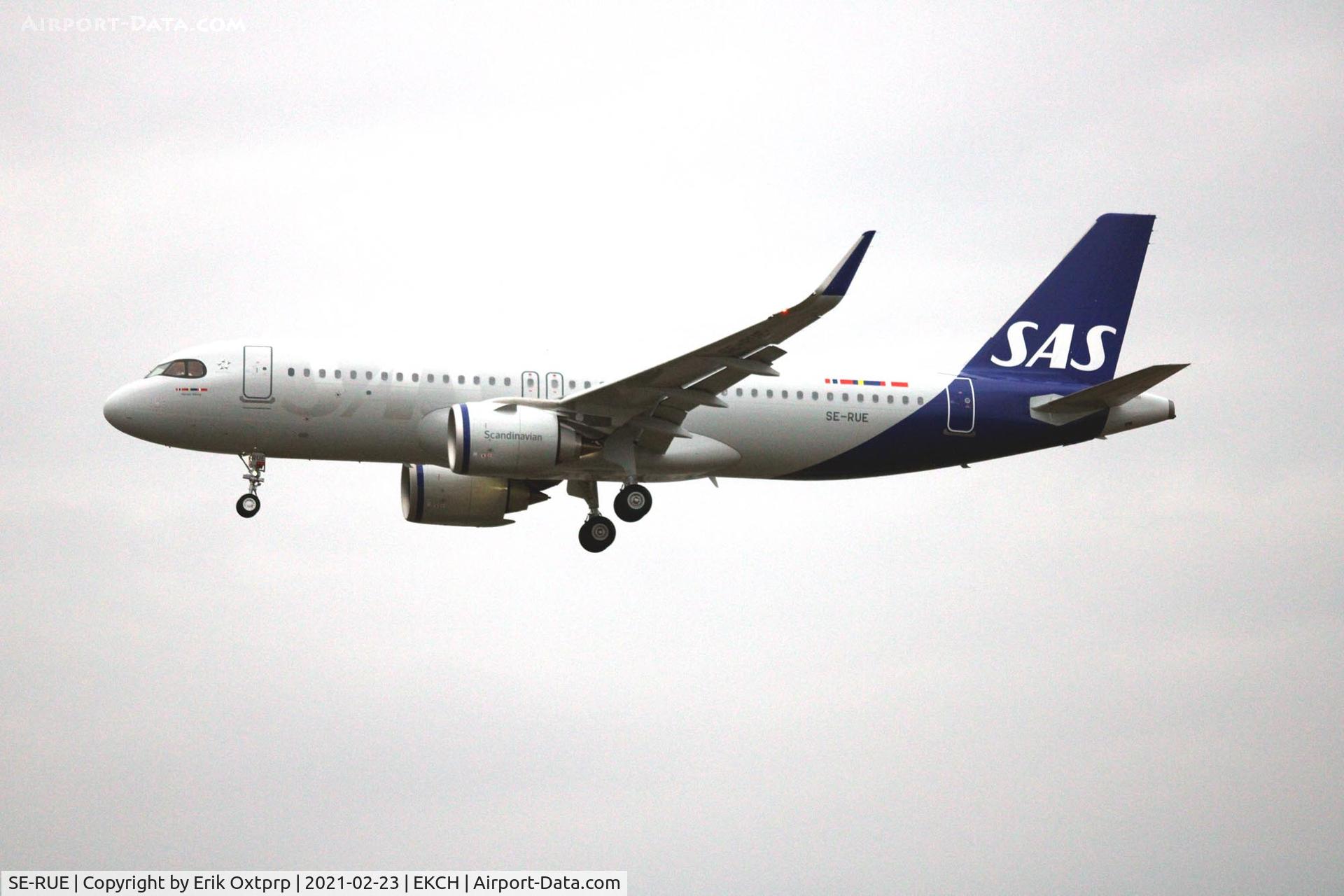 SE-RUE, 2021 Airbus A320-251N C/N 10407, SE-RUE landing rw 22L