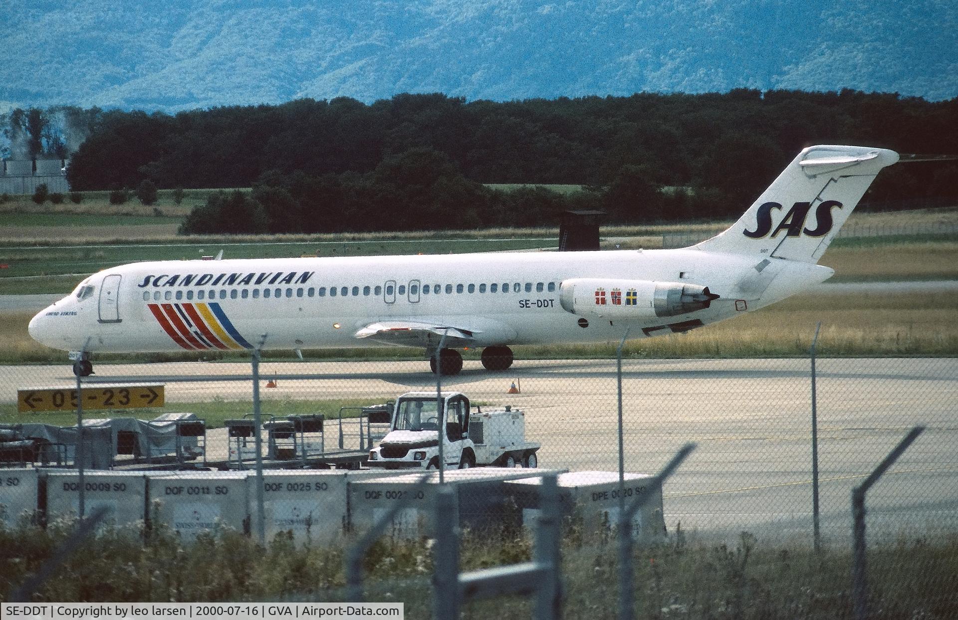 SE-DDT, 1979 Douglas DC-9-41 C/N 47779, Geneva 16.7.2000