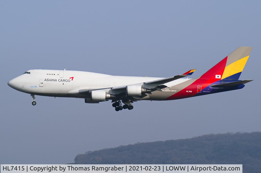 HL7415, 1993 Boeing 747-48EM(BDSF) C/N 25777, Asiana Airlines Boeing 747-400(BDSF)