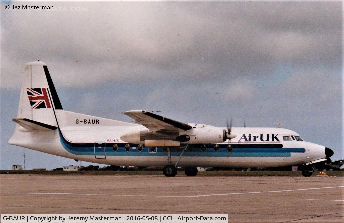 G-BAUR, 1963 Fokker F-27-200 Friendship C/N 10225, Air UK
