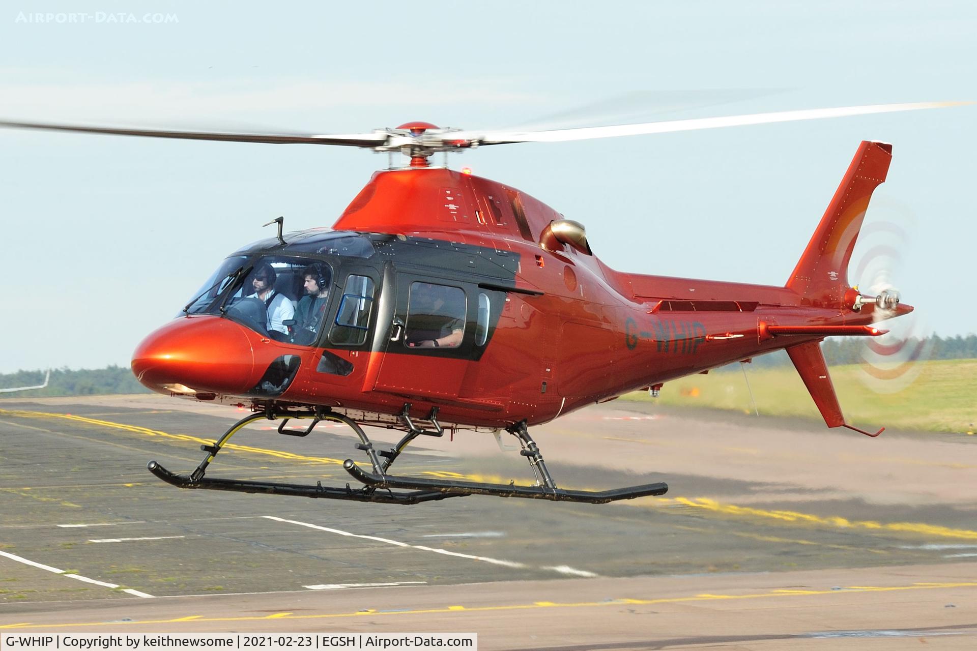 G-WHIP, 2020 AgustaWestland AW-119 MKII Koala Koala C/N 14962, Arriving at Norwich.