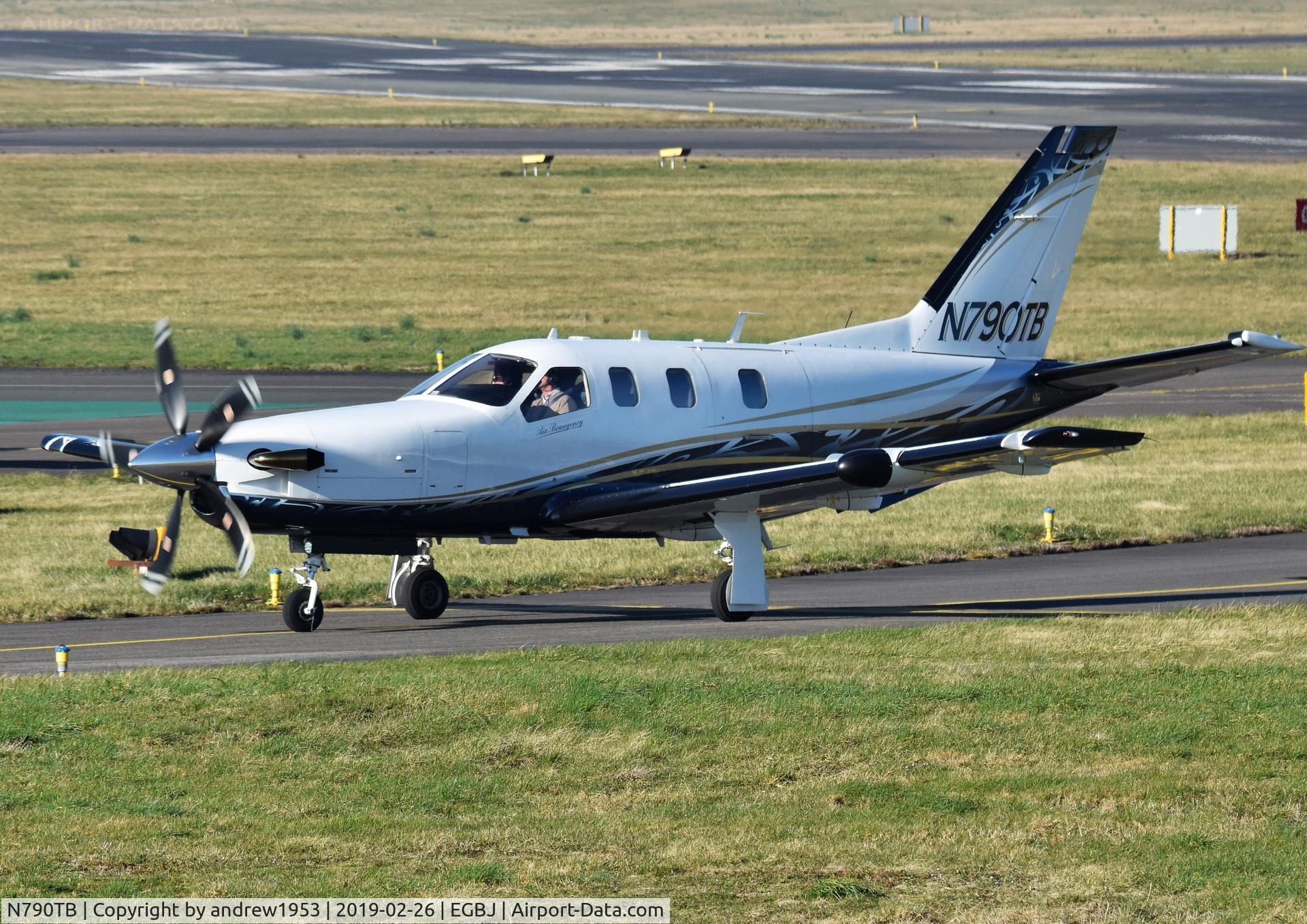 N790TB, 1999 Socata TBM-700 C/N 148, N790TB at Gloucestershire Airport.