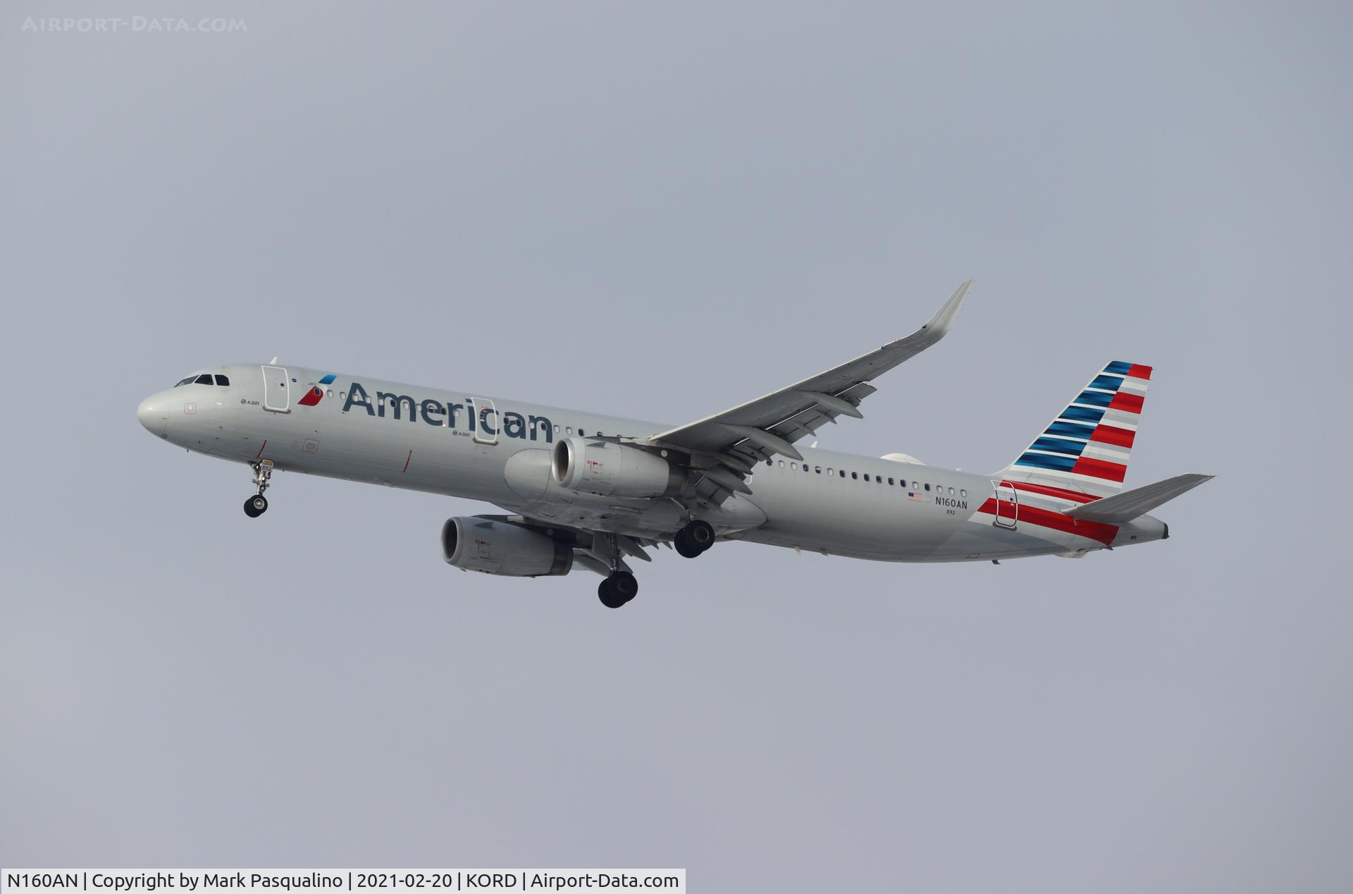 N160AN, 2016 Airbus A321-231 C/N 7069, Airbus A321-231