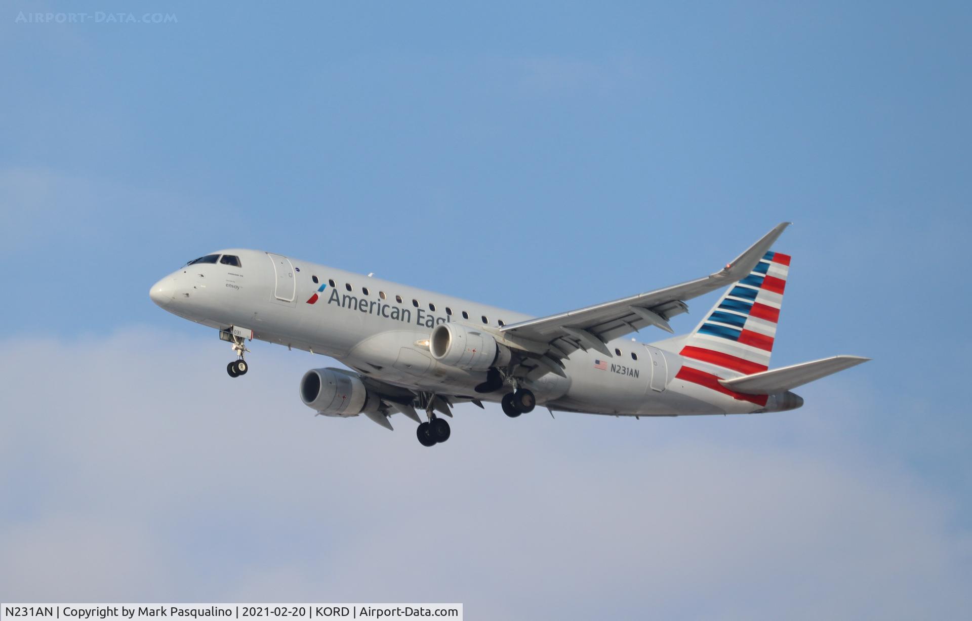 N231AN, 2016 Embraer 175LR (ERJ-170-200LR) C/N 17000554, ERJ-170-200LR