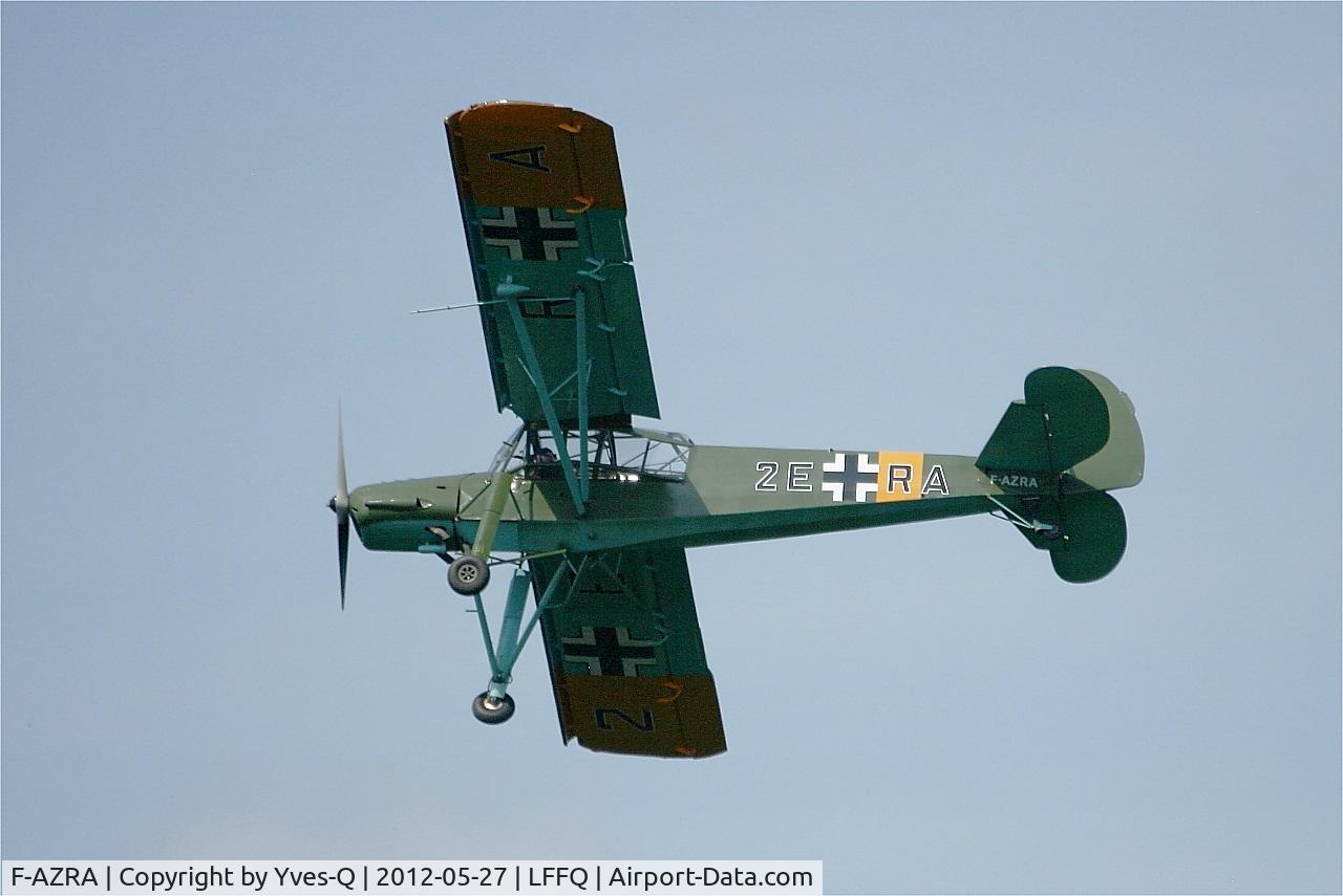 F-AZRA, Fieseler Fi-156C-3 Storch C/N 2039, Fieseler Fi-156C-3 Storch, On display, La Ferté-Alais airfield (LFFQ) Airshow 2012