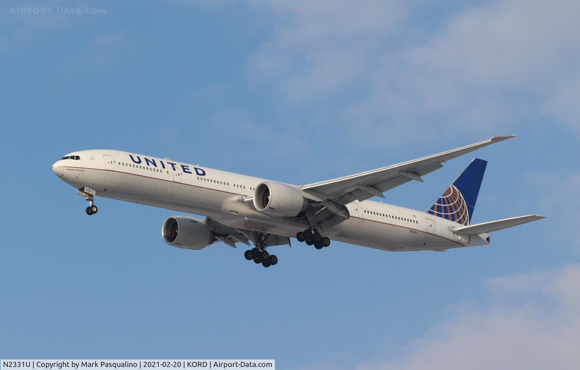 N2331U, 2016 Boeing 777-322/ER C/N 62642, Boeing 777-322/ER