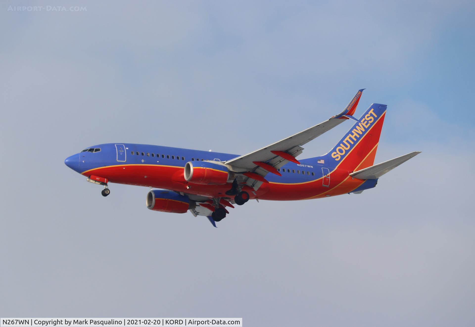 N267WN, 2007 Boeing 737-7H4 C/N 32525, Boeing 737-7H4