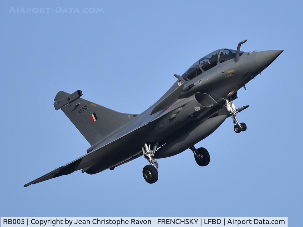 RB005, 2020 Dassault Rafale DH C/N 005, INDIAN AIR FORCE callsign 