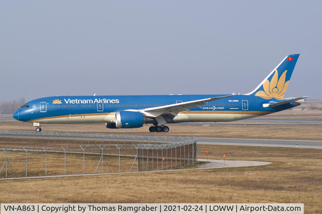 VN-A863, 2015 Boeing 787-96K Dreamliner C/N 35153, Vietnam Airlines Boeing 787-9 Dreamliner