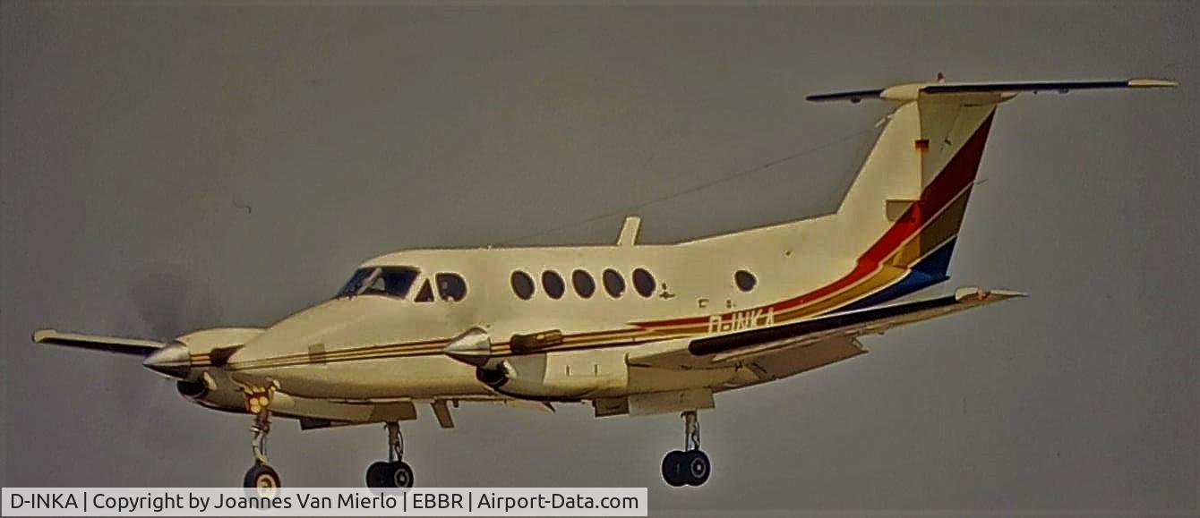 D-INKA, 1982 Beech B200 Super King Air King Air C/N BB-1089, Scan from slide