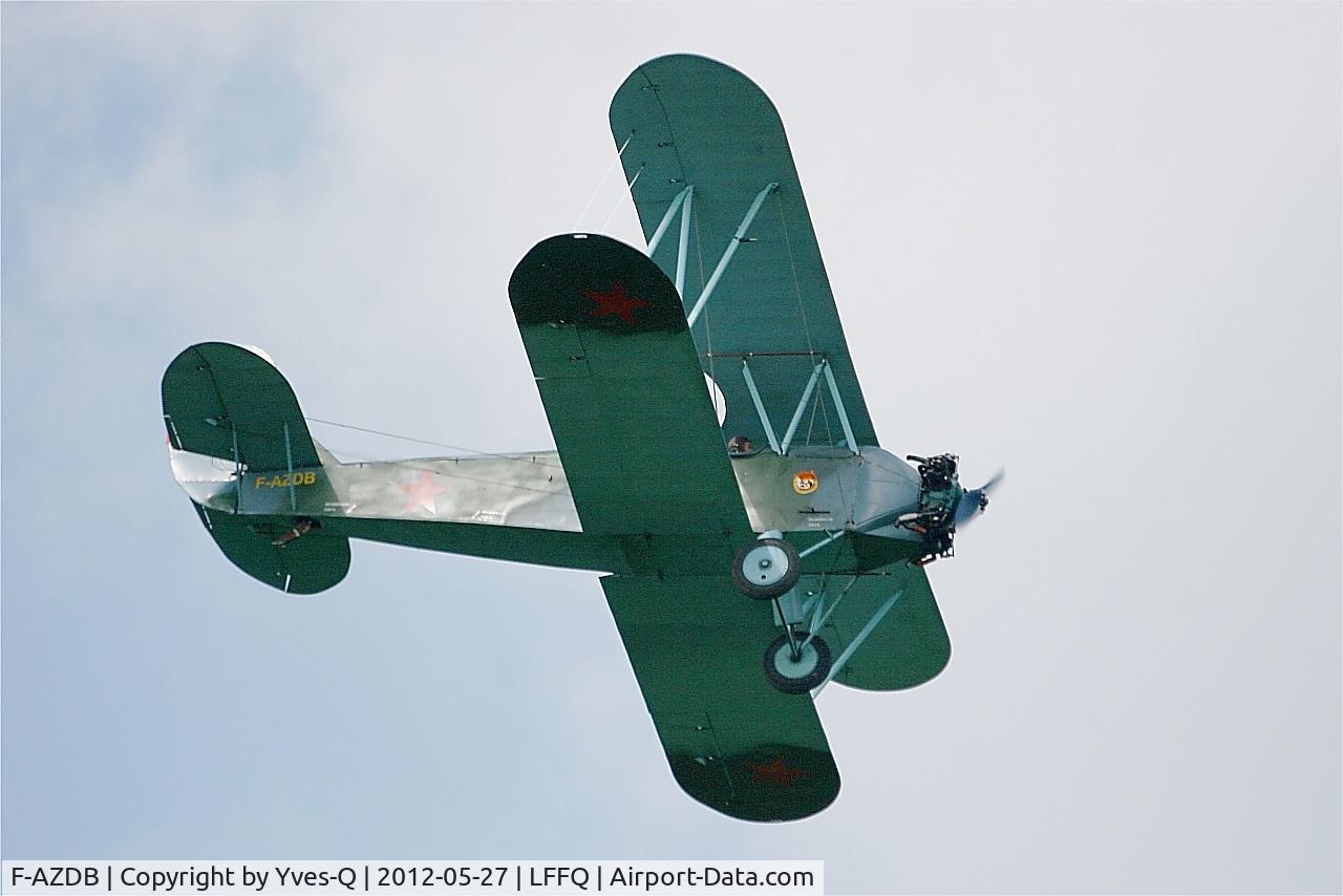 F-AZDB, Polikarpov Po-2W C/N 045, Polikarpov Po-2W, On display, La Ferté Alais Airfield (LFFQ) Air Show 2012