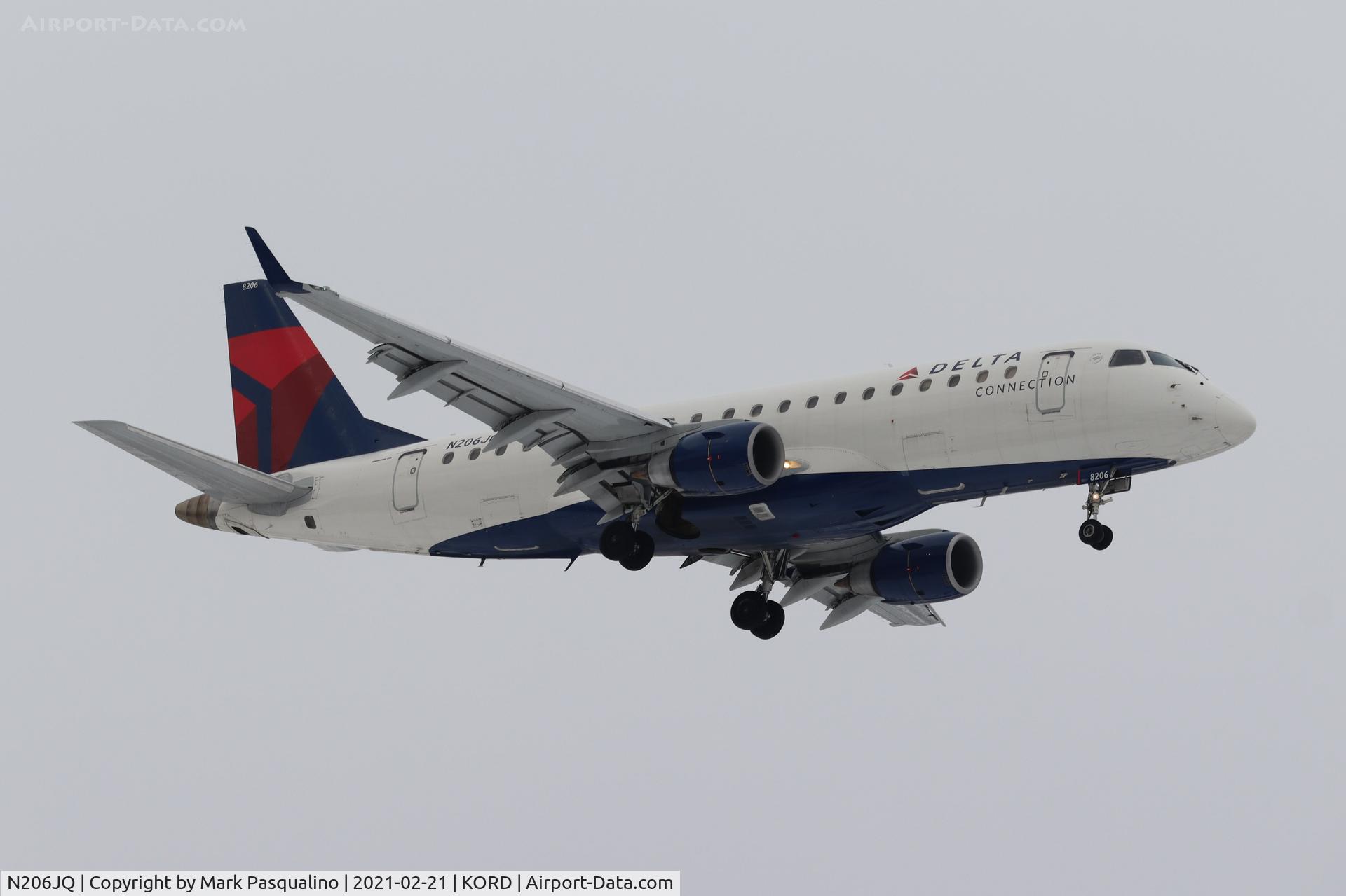 N206JQ, 2008 Embraer 175LR (ERJ-170-200LR) C/N 17000249, ERJ-170-200LR