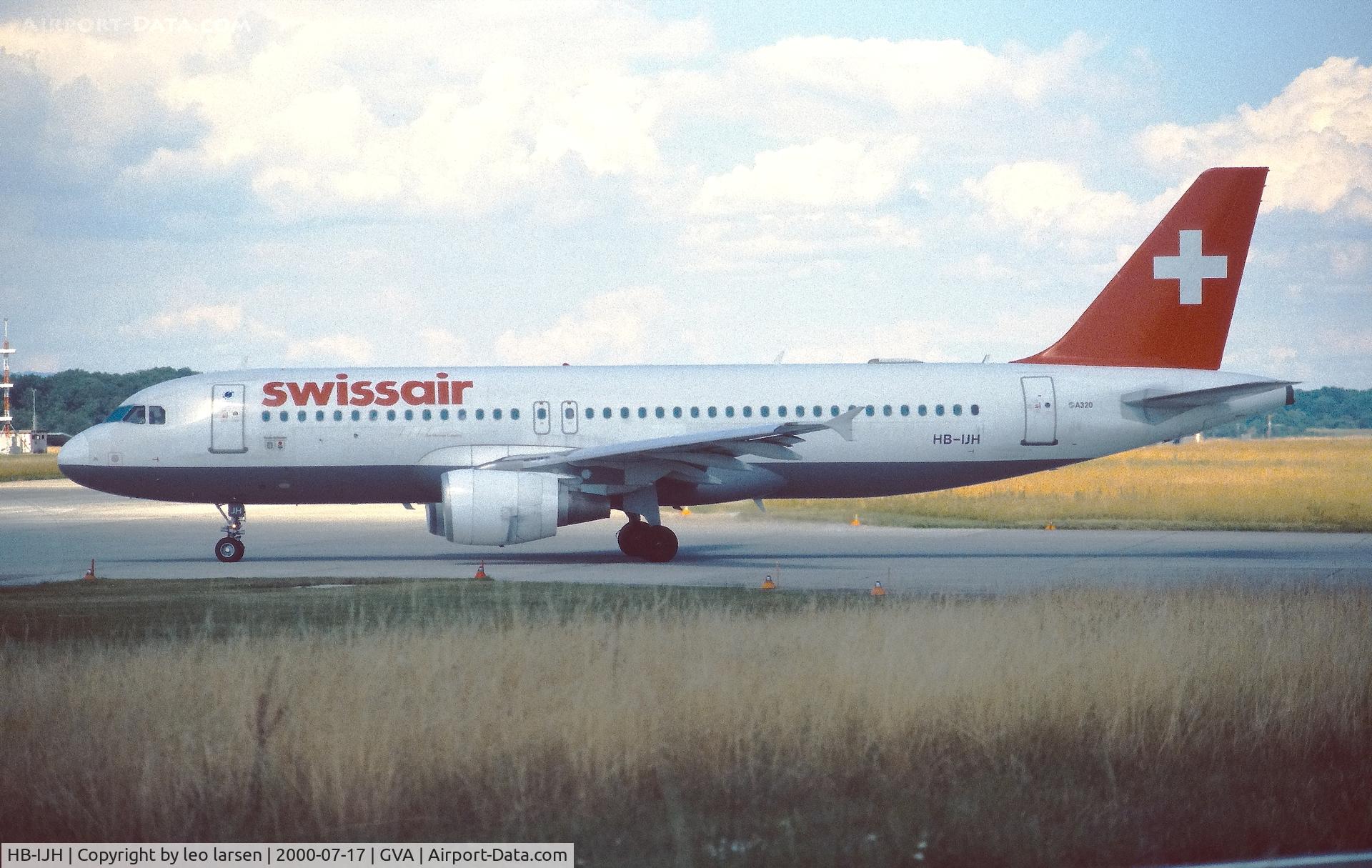 HB-IJH, 1996 Airbus A320-214 C/N 574, Geneva 17.7.2000