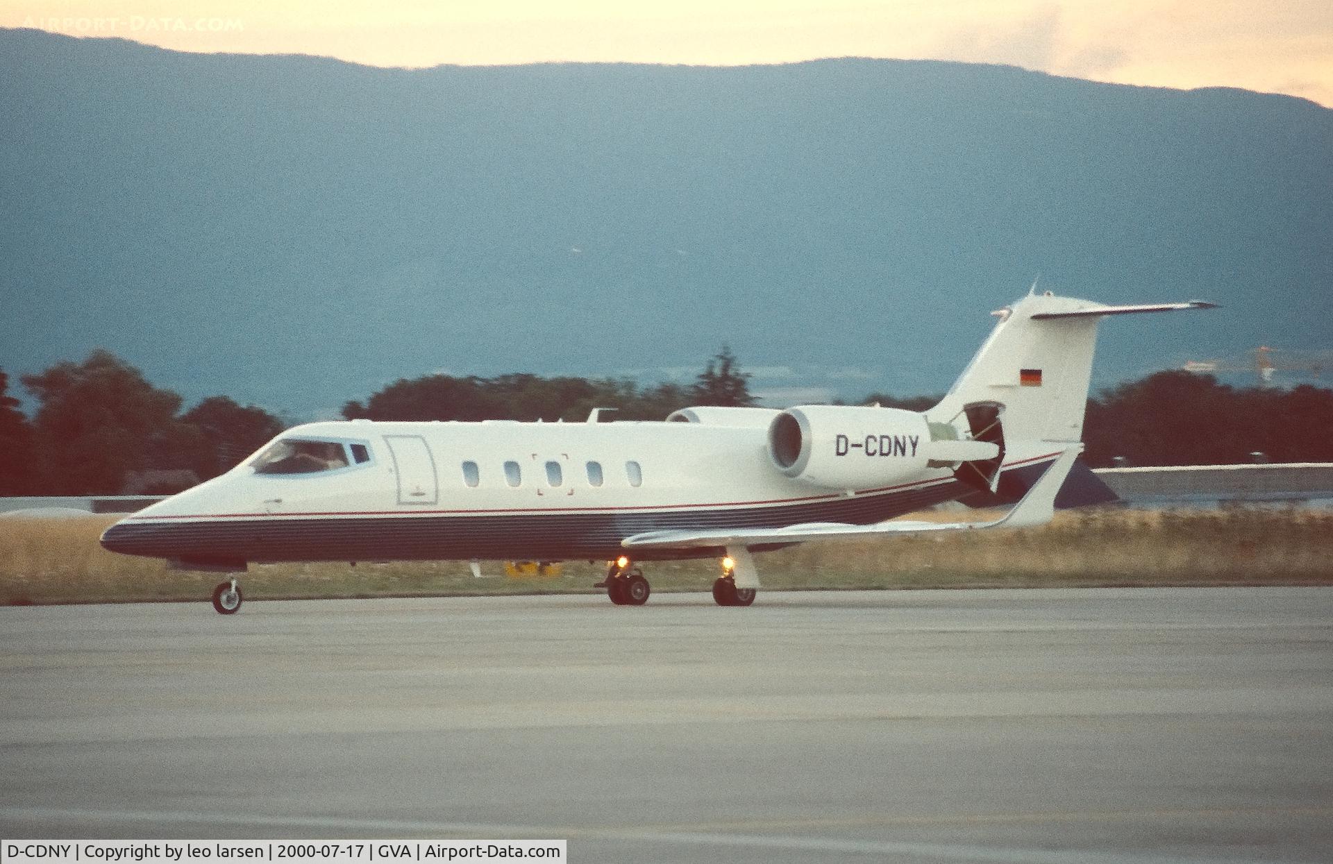 D-CDNY, 1999 Learjet 60 C/N 60-160, Geneva 17.7.2000