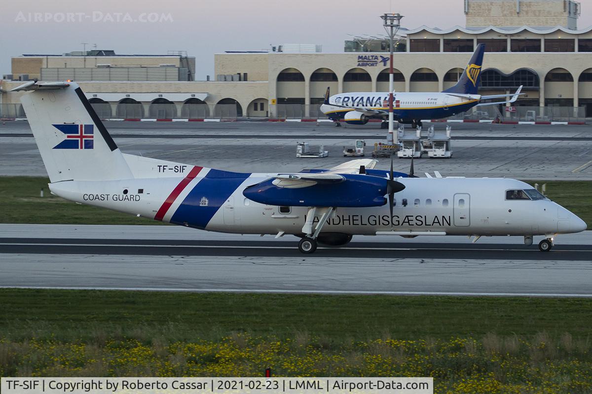 TF-SIF, 2008 De Havilland Canada DHC-8-314 Dash 8 C/N 660, Runway 13