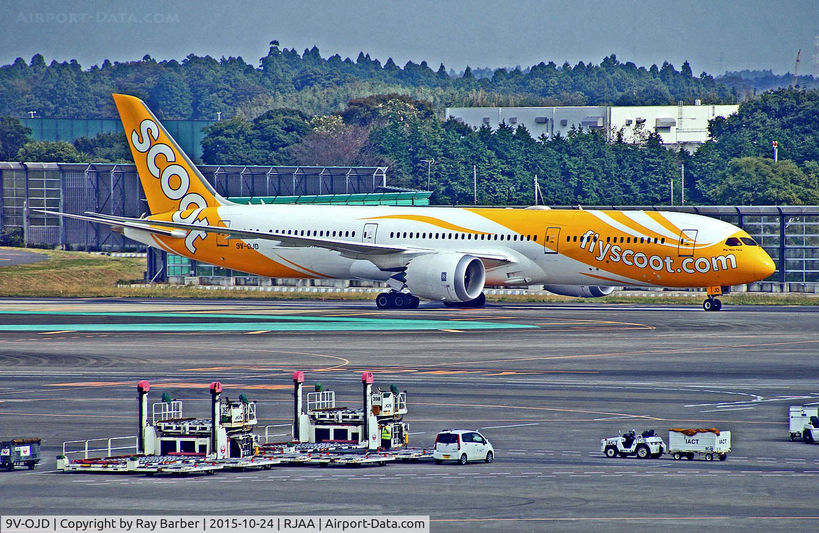 9V-OJD, 2015 Boeing 787-9 Dreamliner Dreamliner C/N 37115, 9V-OJD   Boeing 787-9 Dreamliner [37115] (Scoot) Tokyo-Narita~9V 24/10/2015