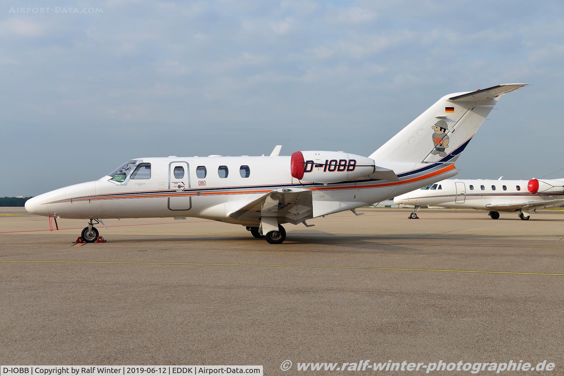 D-IOBB, 2007 Cessna 525 CitationJet CJ1+ C/N 525-0665, Cessna 525 CitationJet CJ1+ - Jet Charter - 525-0665 - D-IOBB - 12.06.2019 - CGN