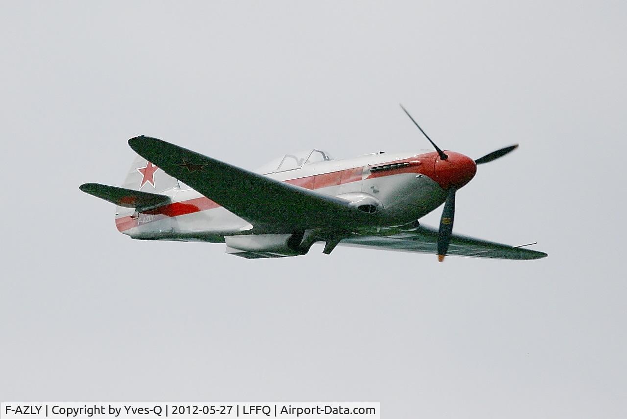 F-AZLY, Yakovlev Yak-3U C/N 172890, Yakovlev Yak-3U, On display, La Ferté-Alais airfield (LFFQ) Air show 2012