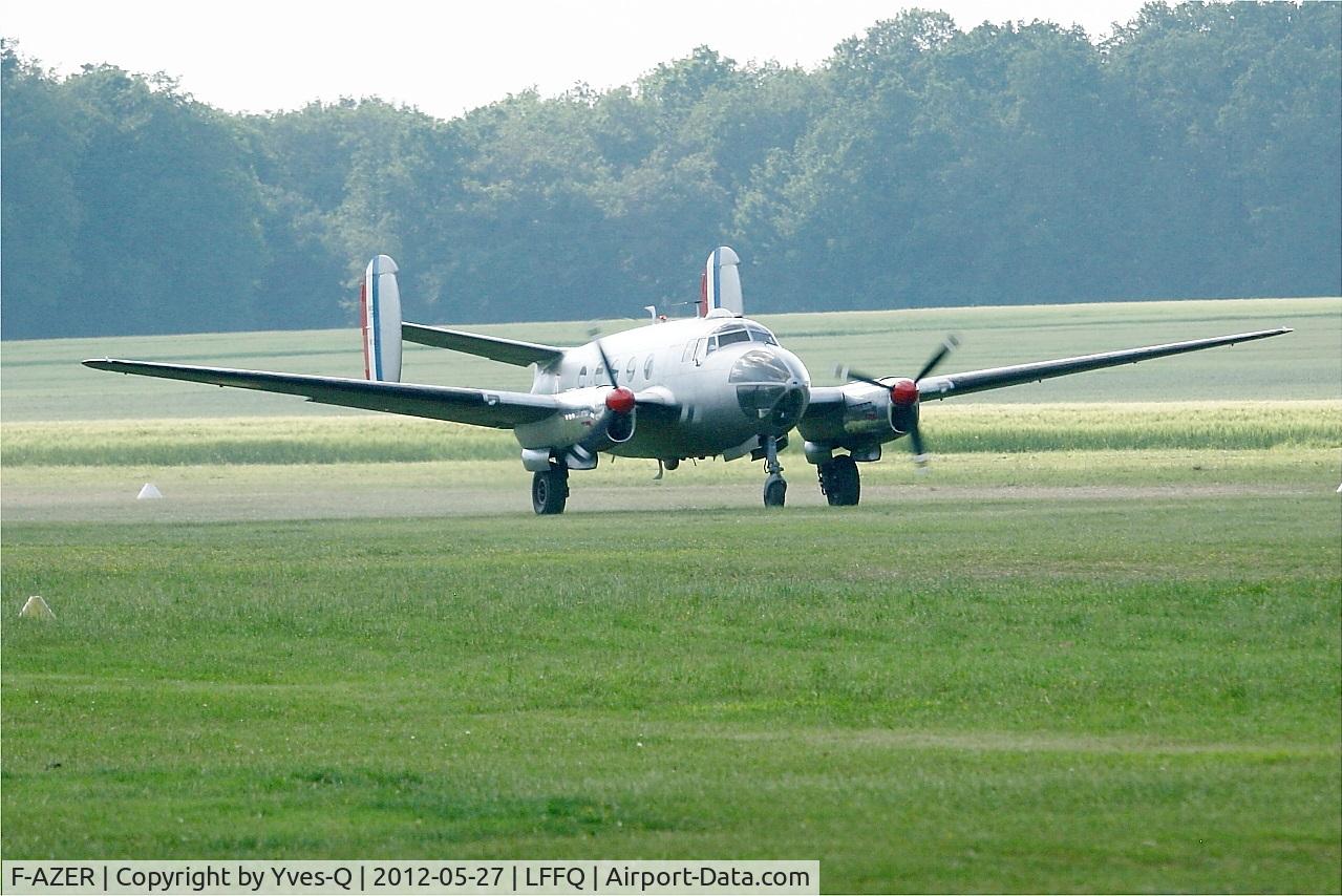 F-AZER, Dassault MD-311 Flamant C/N 276, Dassault MD-311 Flamant, Take off run, La Ferté Alais Airfield (LFFQ) Air Show 2012