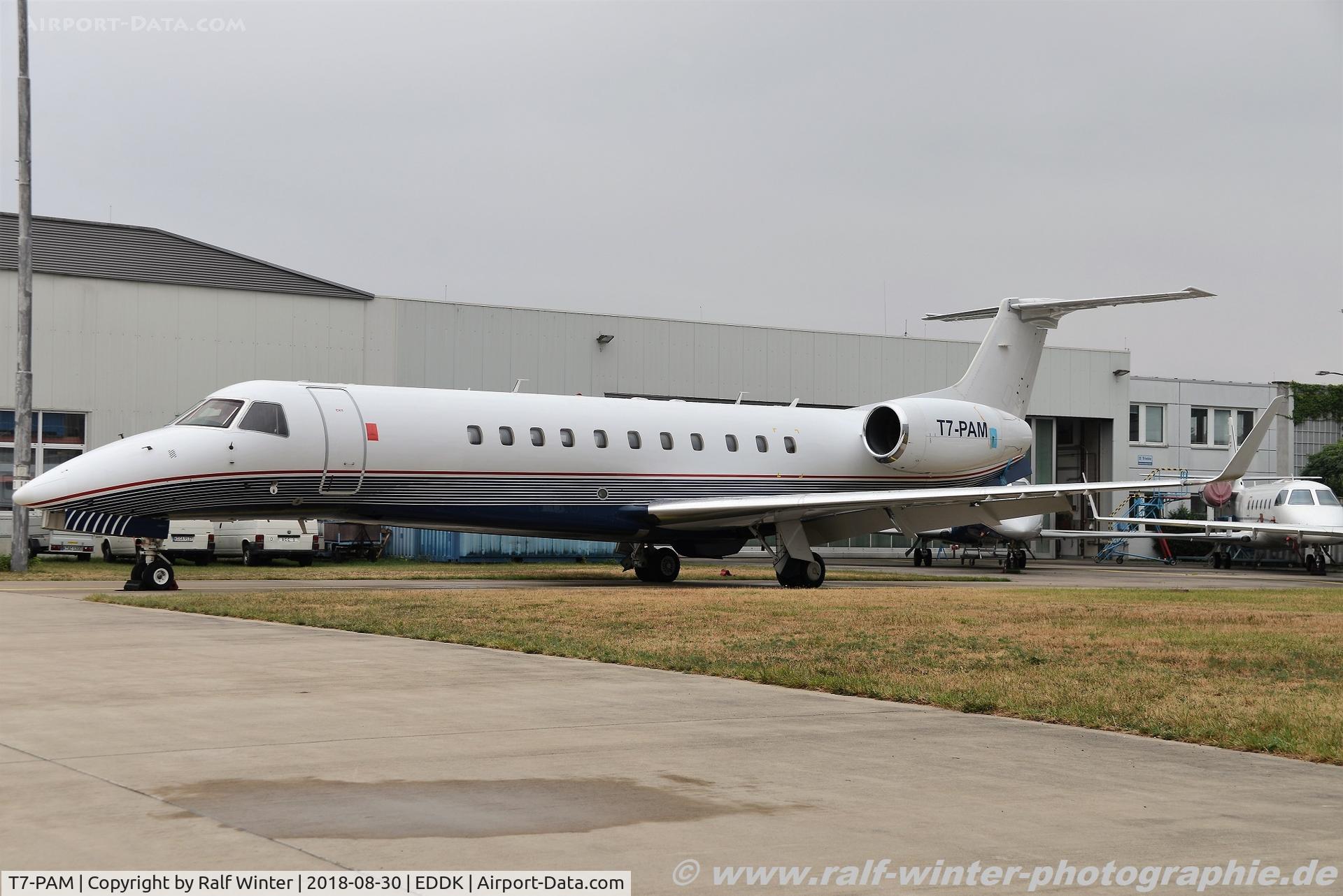 T7-PAM, 2007 Embraer EMB-135BJ Legacy 600 C/N 14501017, Embraer EMB-135BJ Legacy 600 - Seeko Solutions - 14501017 - T7-PAM - 30.08.2018 - CGN