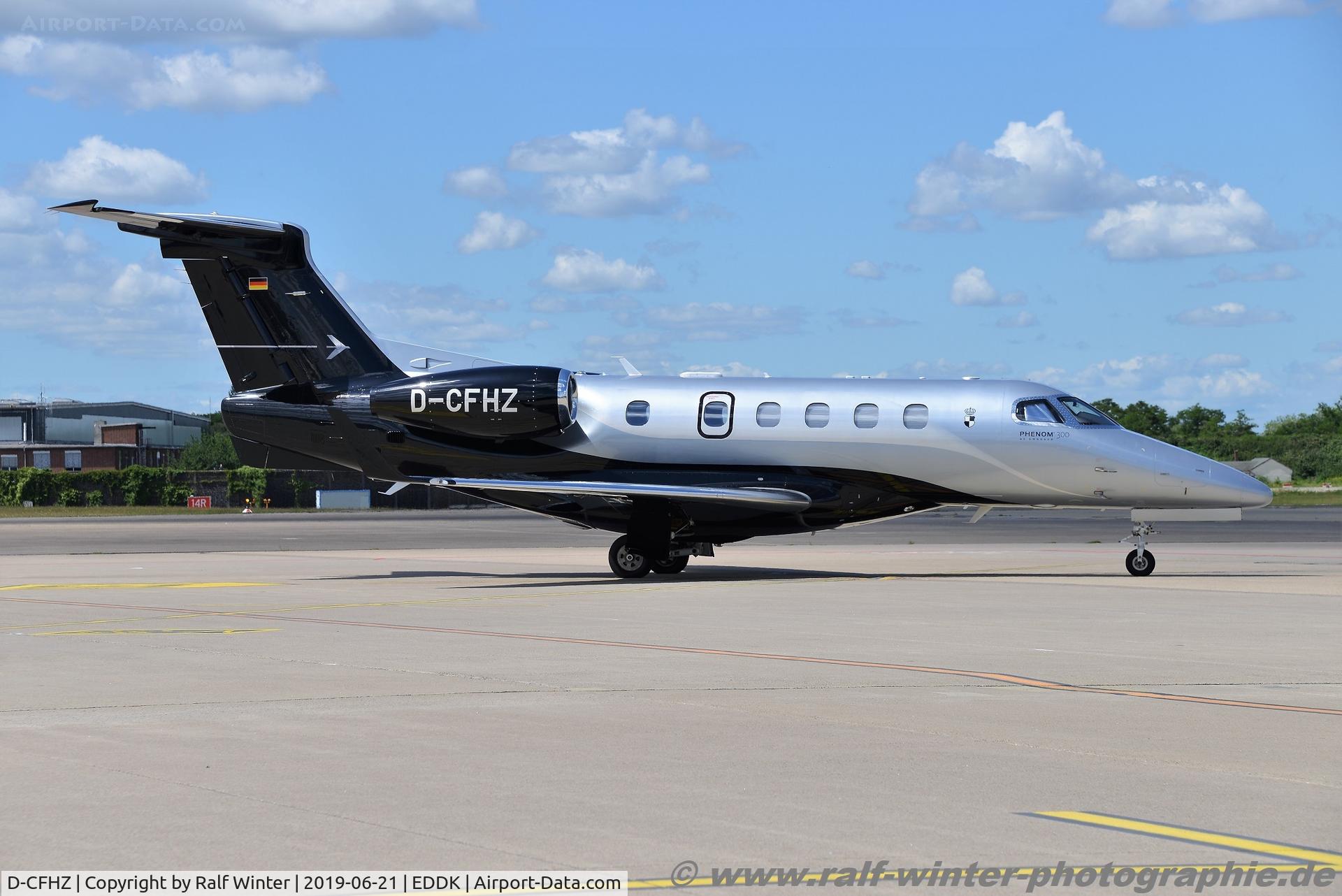 D-CFHZ, 2017 Embraer EMB-505 Phenom 300 C/N 50500415, Embraer EMB-505 Phenom 300 - Zollern Flugdienst - 50500415 - D-CFHZ - 21.06.2019 - CGN