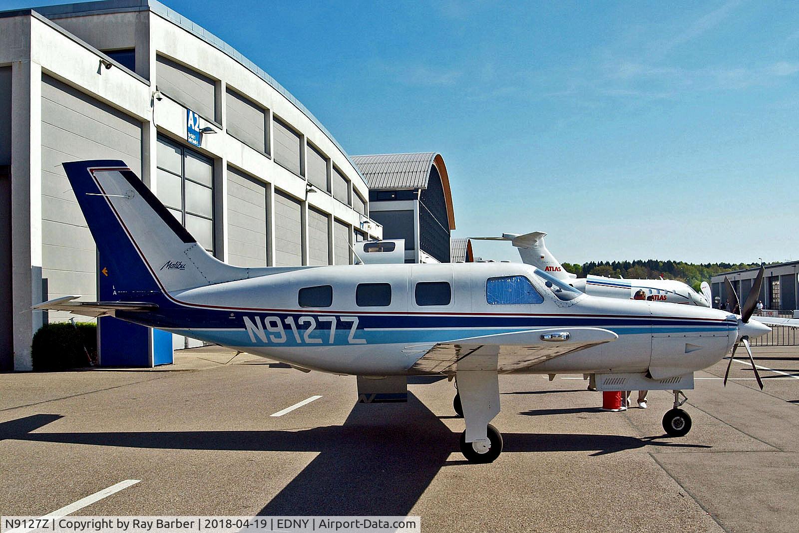 N9127Z, 1987 Piper PA-46-310P Malibu C/N 4608059, N9127Z   Piper PA-46-310P Malibu [4608059] Friedrichshafen~D 19/04/2018