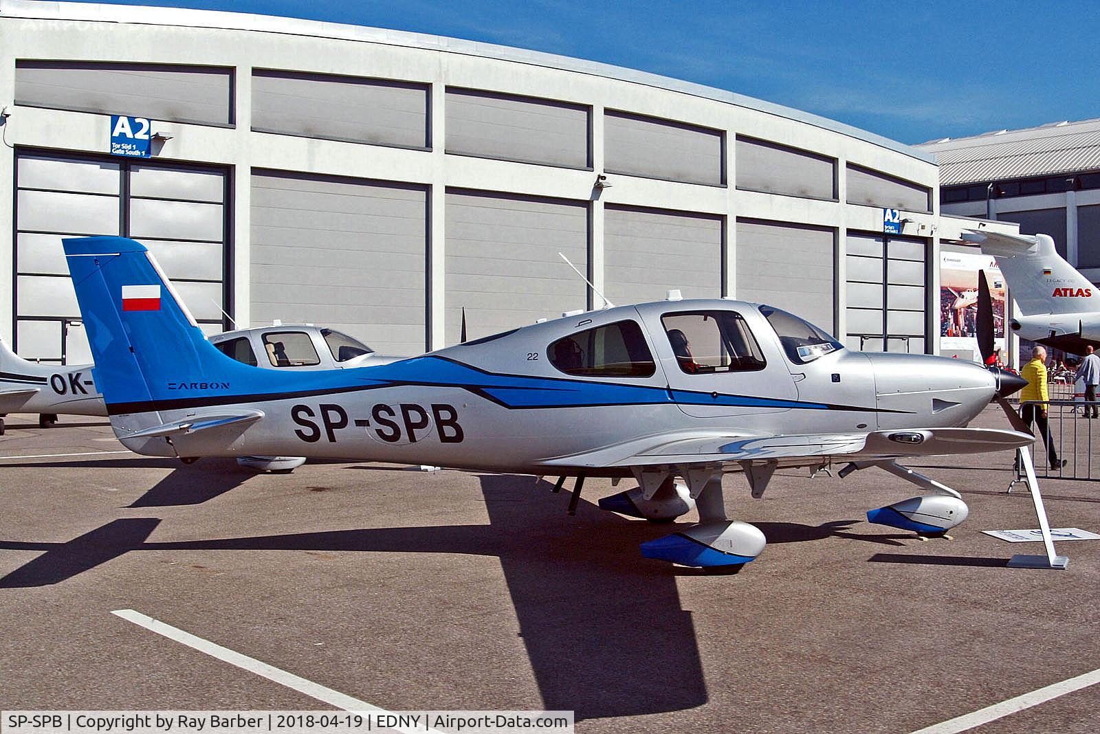SP-SPB, 2014 Cirrus SR-22 C/N 4061, SP-SPB   Cirrus Design SR-22 [4061] Friedrichshafen~D 19/04/2018