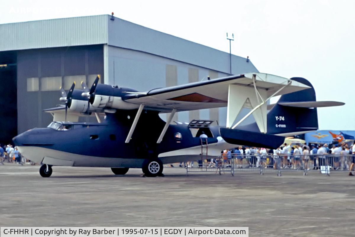 C-FHHR, Consolidated Vultee PBY-5A Catalina C/N 300, C-FHHR   Consolidated PBY-5A Catalina [300] (CAT Air)  RNAS Yeovilton~G @ 15/07/1995
