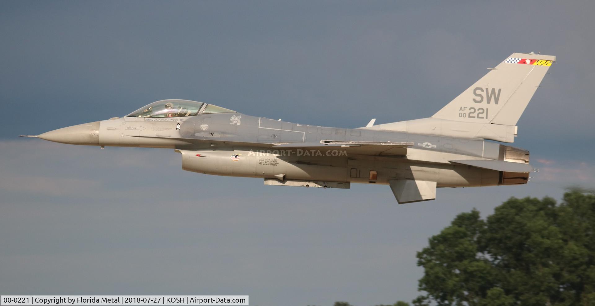 00-0221, Lockheed Martin F-16CM Fighting Falcon C/N CC-183, USAF F-16C