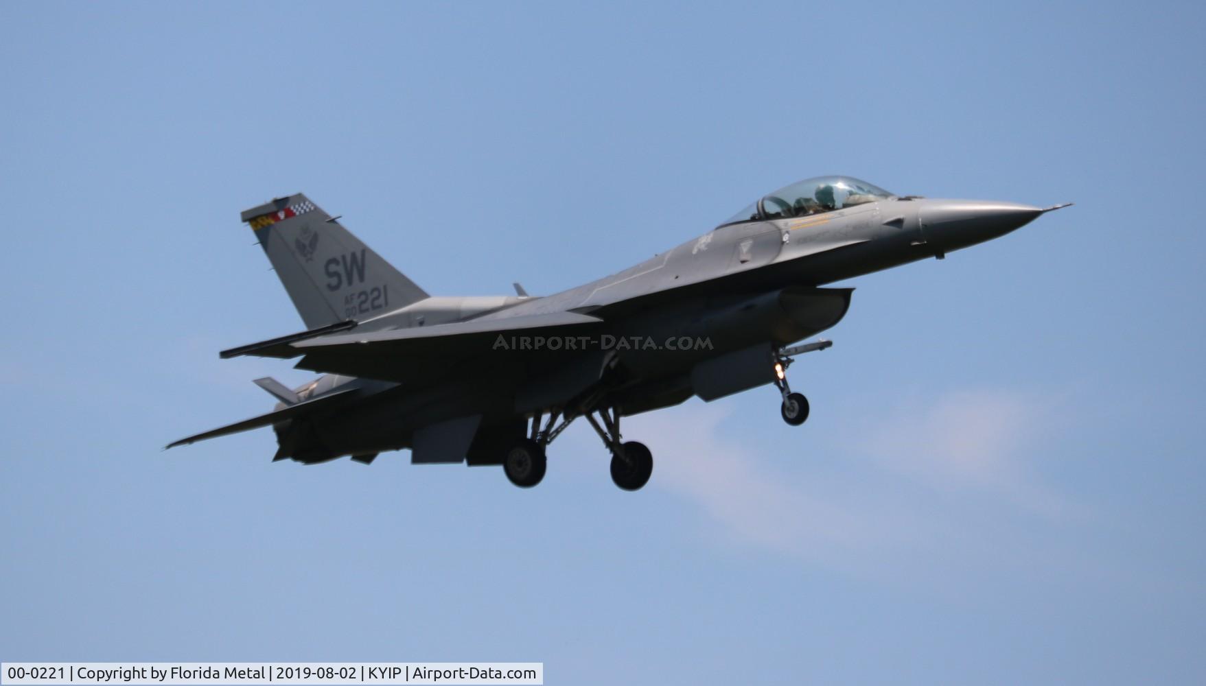 00-0221, Lockheed Martin F-16CM Fighting Falcon C/N CC-183, USAF F-16C