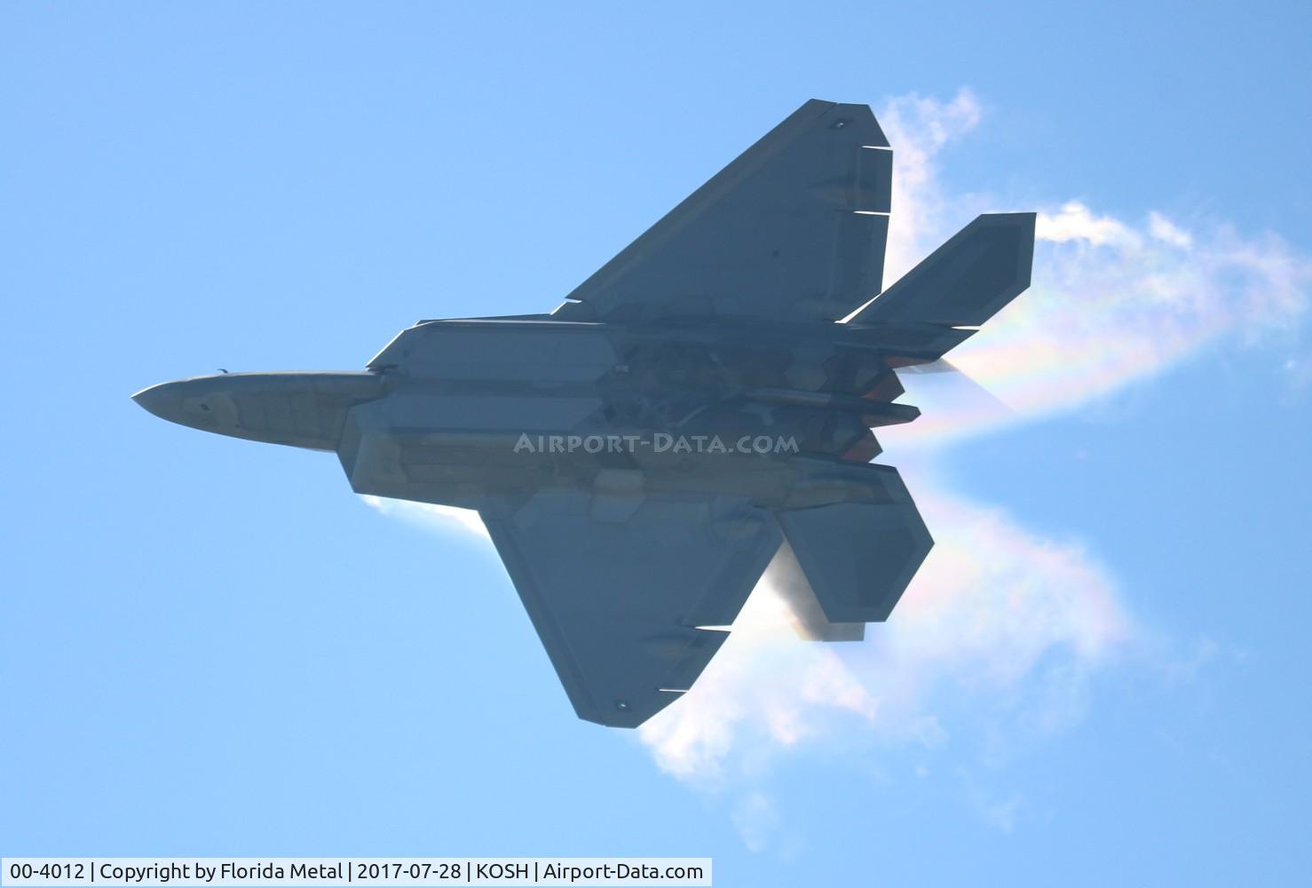 00-4012, 2000 Lockheed Martin F-22A Raptor C/N 645-4012, USAF F-22A