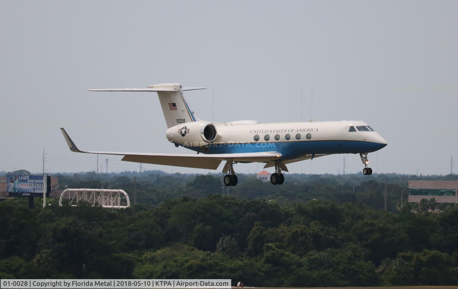 01-0028, 2001 Gulfstream Aerospace VC-37A (Gulfstream V) C/N 620, USAF VC-37A