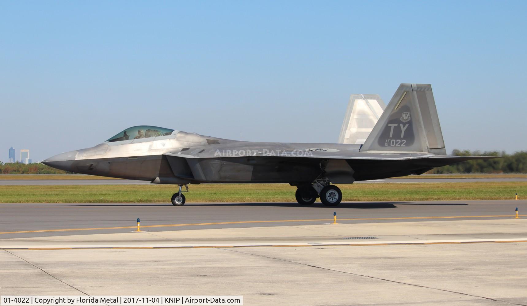 01-4022, 2001 Lockheed Martin F-22A Raptor C/N 645-4022, USAF F-22A