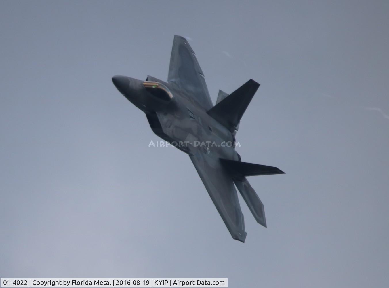 01-4022, 2001 Lockheed Martin F-22A Raptor C/N 645-4022, USAF F-22A