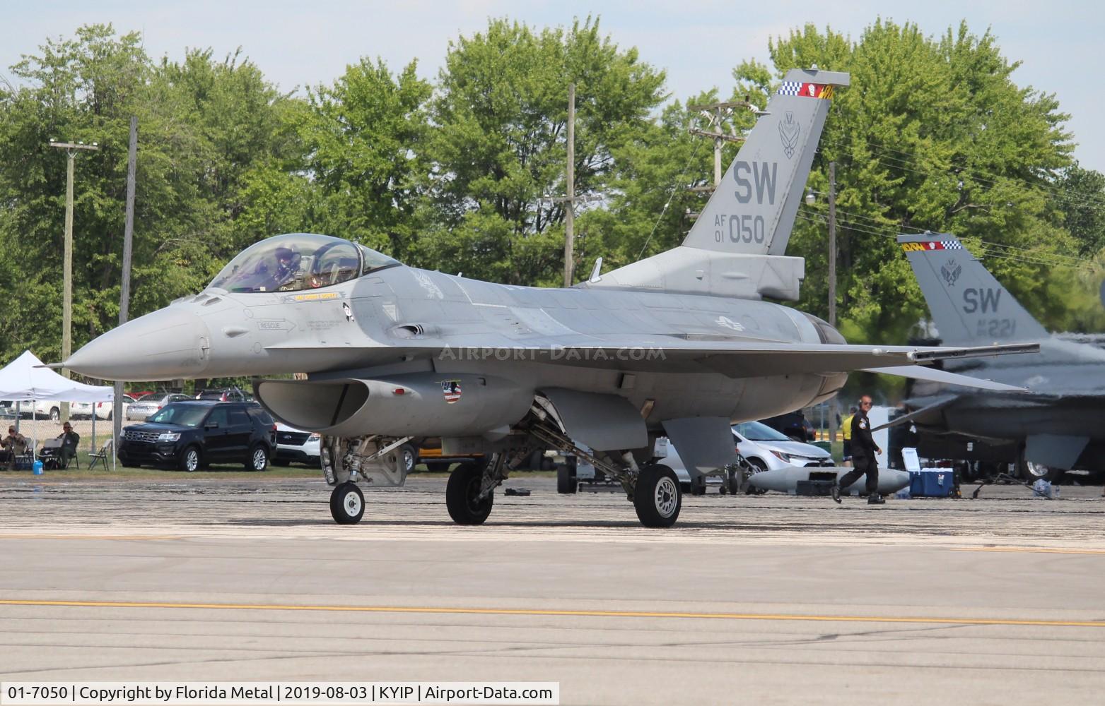 01-7050, 2001 Lockheed Martin F-16CJ Fighting Falcon C/N CC-228, USAF F-16C