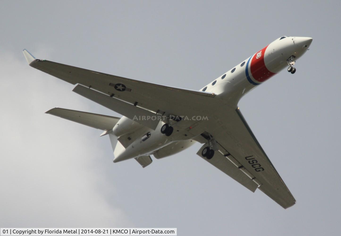 01, 2001 Gulfstream Aerospace C-37A (Gulfstream V) C/N 653, US Coast Guard C-37A