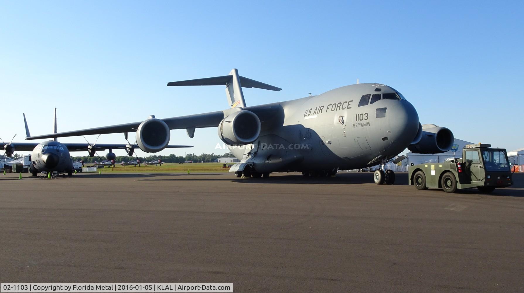 02-1103, 2002 Boeing C-17A Globemaster III C/N P-103, USAF C-17A