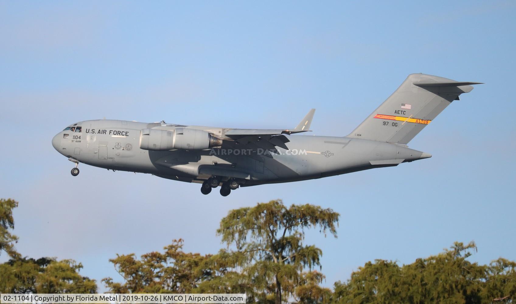 02-1104, 2002 Boeing C-17A Globemaster III C/N P-104, USAF C-17A