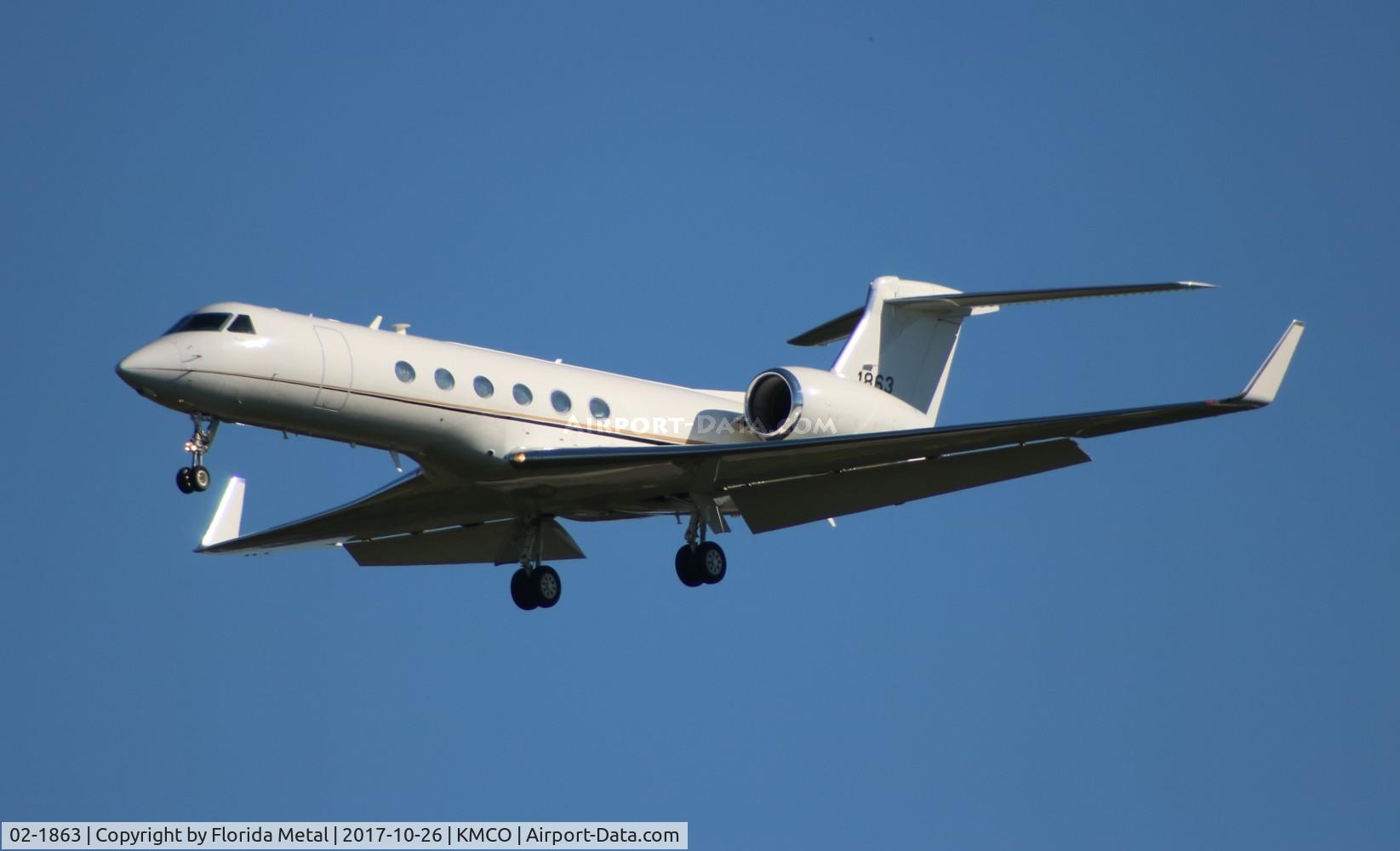 02-1863, 2002 Gulfstream Aerospace C-37A (Gulfstream V) C/N 670, US Army C-37A