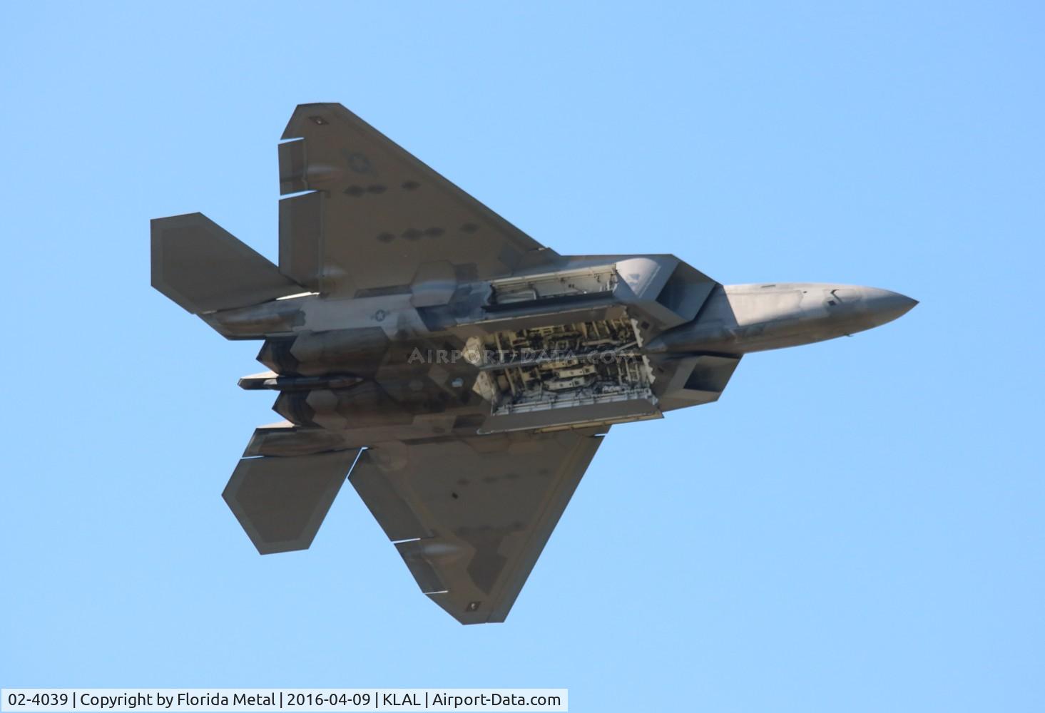 02-4039, 2002 Lockheed Martin F-22A Raptor C/N 645-4039, USAF F-22A
