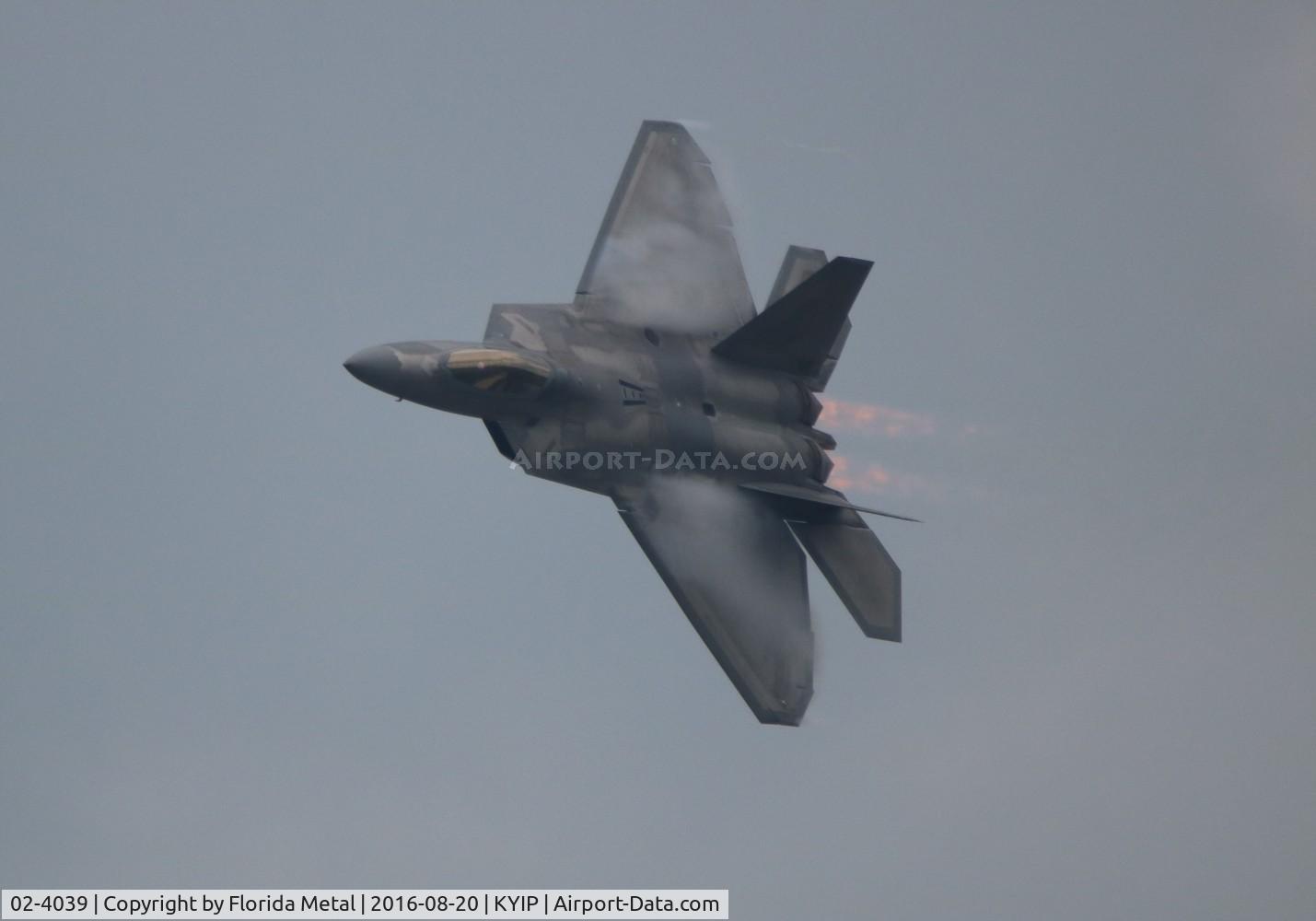 02-4039, 2002 Lockheed Martin F-22A Raptor C/N 645-4039, USAF F-22A
